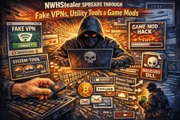 NWHStealer Spreads Through Fake VPNs, Utility Tools and Game Mods